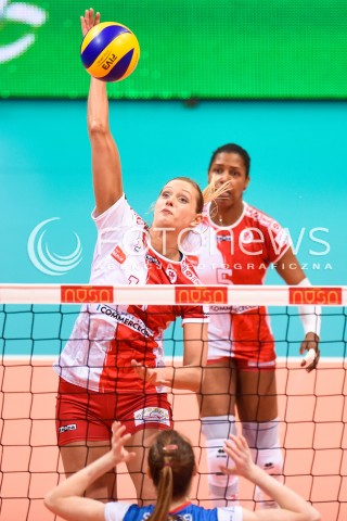  10.03.2018 NYSA<br />SIATKOWKA - MECZ POLFINALU PUCHARU POLSKI KOBIET 2018<br />LKS COMMERCECON LODZ - ENEA PTPS PILA<br />N/Z ZUZANNA EFIMIENKO MLOTKOWSKA<br /> 