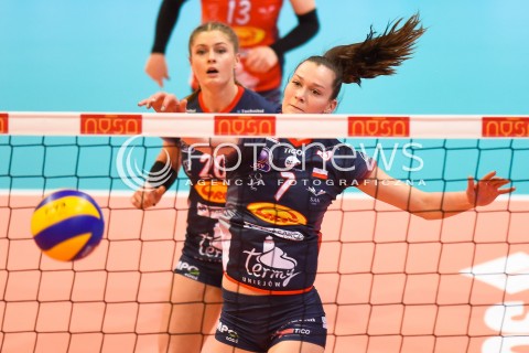  10.03.2018 NYSA<br />SIATKOWKA - MECZ POLFINALU PUCHARU POLSKI KOBIET 2018<br />E.LECLERC RADOMKA RADOM - GROT BUDOWLANI LODZ<br />N/Z JULIA TWARDOWSKA<br /> 