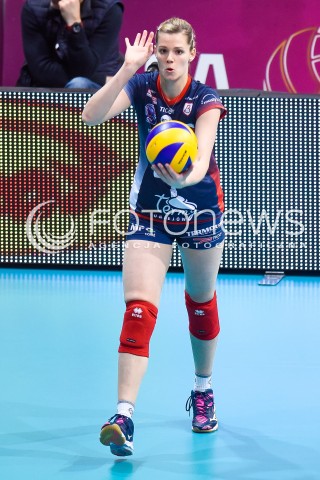  10.03.2018 NYSA<br />SIATKOWKA - MECZ POLFINALU PUCHARU POLSKI KOBIET 2018<br />E.LECLERC RADOMKA RADOM - GROT BUDOWLANI LODZ<br />N/Z PAVLA VINCOUROVA<br /> 