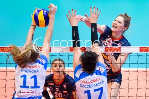  10.03.2018 NYSA<br />SIATKOWKA - MECZ POLFINALU PUCHARU POLSKI KOBIET 2018<br />E.LECLERC RADOMKA RADOM - GROT BUDOWLANI LODZ<br />N/Z KAJA GROBELNA<br /> 