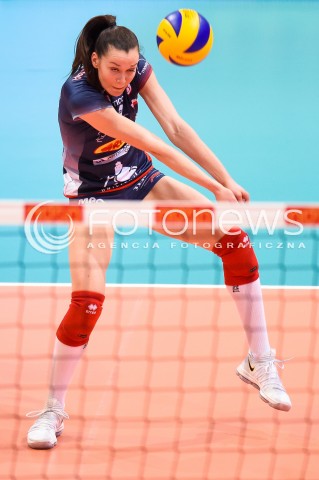  10.03.2018 NYSA<br />SIATKOWKA - MECZ POLFINALU PUCHARU POLSKI KOBIET 2018<br />E.LECLERC RADOMKA RADOM - GROT BUDOWLANI LODZ<br />N/Z JULIA TWARDOWSKA<br /> 