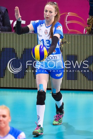  10.03.2018 NYSA<br />SIATKOWKA - MECZ POLFINALU PUCHARU POLSKI KOBIET 2018<br />E.LECLERC RADOMKA RADOM - GROT BUDOWLANI LODZ<br />N/Z RENATA BIALA<br /> 