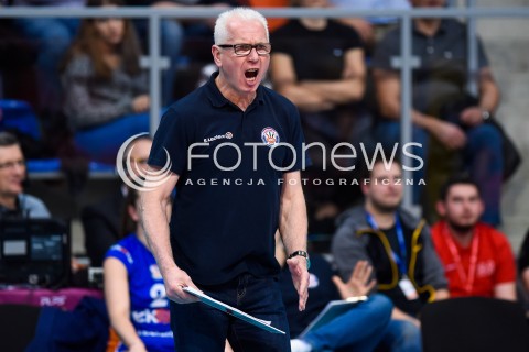  10.03.2018 NYSA<br />SIATKOWKA - MECZ POLFINALU PUCHARU POLSKI KOBIET 2018<br />E.LECLERC RADOMKA RADOM - GROT BUDOWLANI LODZ<br />N/Z JACEK SKROK<br /> 