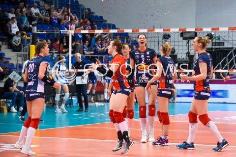  10.03.2018 NYSA<br />SIATKOWKA - MECZ POLFINALU PUCHARU POLSKI KOBIET 2018<br />E.LECLERC RADOMKA RADOM - GROT BUDOWLANI LODZ<br />N/Z ZAWODNICZKI GROT BUDOWLANI LODZ CIESZA SIE ZE ZWYCIESTWA<br /> 