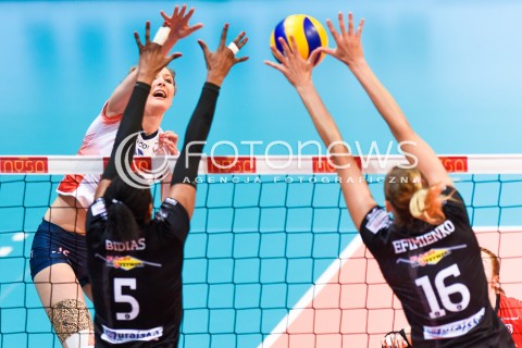  11.03.2018 NYSA<br />SIATKOWKA - MECZ FINALU PUCHARU POLSKI KOBIET 2018<br />LKS COMMERCECON LODZ - GROT BUDOWLANI LODZ<br />N/Z KAJA GROBELNA<br /> 