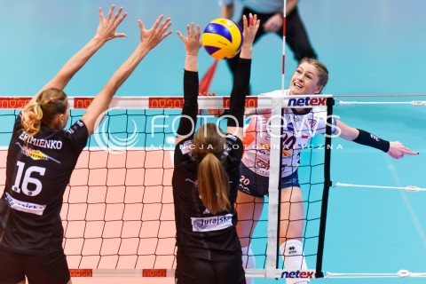  11.03.2018 NYSA<br />SIATKOWKA - MECZ FINALU PUCHARU POLSKI KOBIET 2018<br />LKS COMMERCECON LODZ - GROT BUDOWLANI LODZ<br />N/Z MARTYNA GRAJBER<br /> 