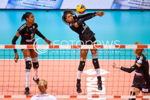  11.03.2018 NYSA<br />SIATKOWKA - MECZ FINALU PUCHARU POLSKI KOBIET 2018<br />LKS COMMERCECON LODZ - GROT BUDOWLANI LODZ<br />N/Z DEJA MCCLENDON REGIANE BIDIAS<br /> 