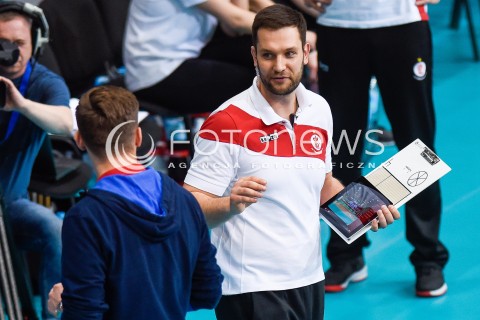  11.03.2018 NYSA<br />SIATKOWKA - MECZ FINALU PUCHARU POLSKI KOBIET 2018<br />LKS COMMERCECON LODZ - GROT BUDOWLANI LODZ<br />N/Z MICHAL MASEK BLAZEJ KRZYSZTALOWICZ<br /> 