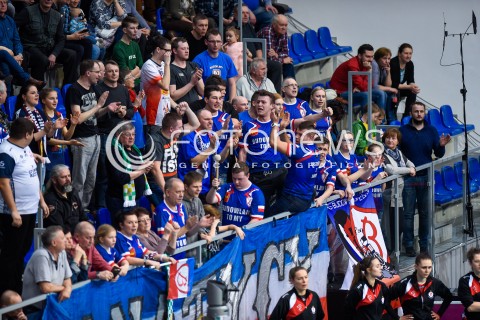  11.03.2018 NYSA<br />SIATKOWKA - MECZ FINALU PUCHARU POLSKI KOBIET 2018<br />LKS COMMERCECON LODZ - GROT BUDOWLANI LODZ<br />N/Z KIBICE<br /> 