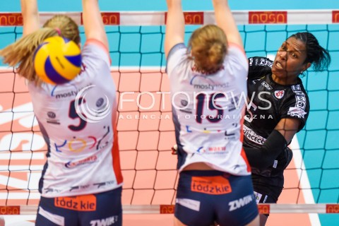  11.03.2018 NYSA<br />SIATKOWKA - MECZ FINALU PUCHARU POLSKI KOBIET 2018<br />LKS COMMERCECON LODZ - GROT BUDOWLANI LODZ<br />N/Z REGIANE BIDIAS<br /> 