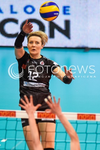  11.03.2018 NYSA<br />SIATKOWKA - MECZ FINALU PUCHARU POLSKI KOBIET 2018<br />LKS COMMERCECON LODZ - GROT BUDOWLANI LODZ<br />N/Z IZABELA KOWALINSKA<br /> 