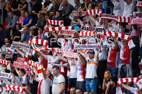  11.03.2018 NYSA<br />SIATKOWKA - MECZ FINALU PUCHARU POLSKI KOBIET 2018<br />LKS COMMERCECON LODZ - GROT BUDOWLANI LODZ<br />N/Z KIBICE LKS LODZ<br /> 