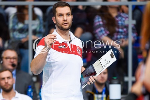  11.03.2018 NYSA<br />SIATKOWKA - MECZ FINALU PUCHARU POLSKI KOBIET 2018<br />LKS COMMERCECON LODZ - GROT BUDOWLANI LODZ<br />N/Z MICHAL MASEK<br /> 