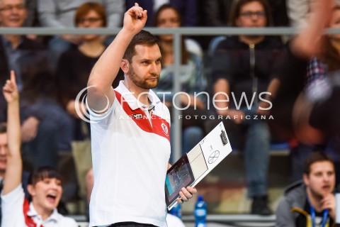  11.03.2018 NYSA<br />SIATKOWKA - MECZ FINALU PUCHARU POLSKI KOBIET 2018<br />LKS COMMERCECON LODZ - GROT BUDOWLANI LODZ<br />N/Z MICHAL MASEK<br /> 