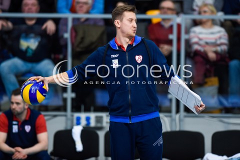  11.03.2018 NYSA<br />SIATKOWKA - MECZ FINALU PUCHARU POLSKI KOBIET 2018<br />LKS COMMERCECON LODZ - GROT BUDOWLANI LODZ<br />N/Z BLAZEJ KRZYSZTALOWICZ<br /> 