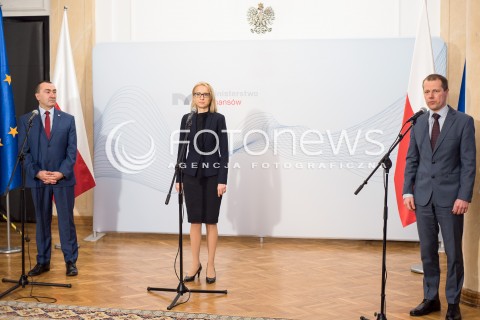  12.03.2018 WARSZWA<br />KONFERENCJA Z UDZIALEM MINISTER FINANSOW TERESY CZERWINSKIEJ<br />N/Z MINISTER FINANSOW TERESA CZERWINSKA<br /> 