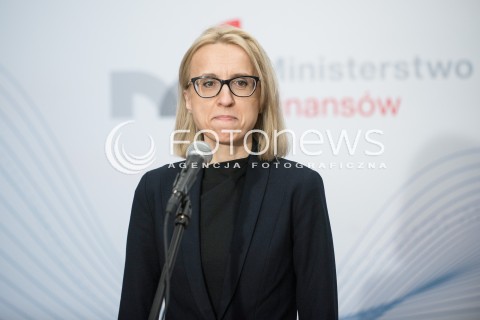  12.03.2018 WARSZWA<br />KONFERENCJA Z UDZIALEM MINISTER FINANSOW TERESY CZERWINSKIEJ<br />N/Z MINISTER FINANSOW TERESA CZERWINSKA<br /> 