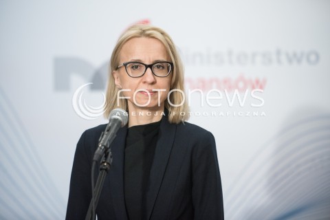  12.03.2018 WARSZWA<br />KONFERENCJA Z UDZIALEM MINISTER FINANSOW TERESY CZERWINSKIEJ<br />N/Z MINISTER FINANSOW TERESA CZERWINSKA<br /> 