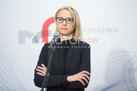 Konferencja minister finansów Teresy Czerwińskiej w Warszawie