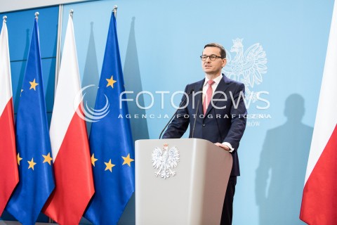 12.03.2018 WARSZAWA <br />KONFERENCJA PREMIERA DOTYCZACA DYMISJI WICEMINISTROW<br />N/Z PREMIER MATEUSZ MORAWIECKI <br /> 