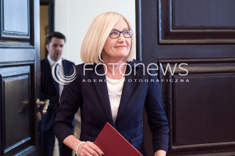  12.03.2018 WARSZAWA <br />KONFERENCJA PREMIERA DOTYCZACA DYMISJI WICEMINISTROW<br />N/Z RZECZNIK RZADU JOANNA KOPCINSKA<br /> 