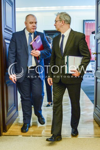  13.03.2018 WARSZAWA<br />POSIEDZENIE RADY MINISTROW<br />N/Z JACEK SASIN JERZY KWIECINSKI<br /> 
