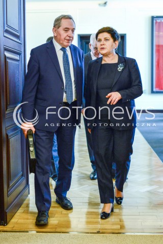  13.03.2018 WARSZAWA<br />POSIEDZENIE RADY MINISTROW<br />N/Z BEATA SZYDLO HENRYK KOWALCZYK<br /> 