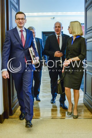 13.03.2018 WARSZAWA<br />POSIEDZENIE RADY MINISTROW<br />N/Z MATEUSZ MORAWIECKI TERESA CZERWINSKA JOACHIM BRUDZINSKI MAREK SUSKI<br /> 