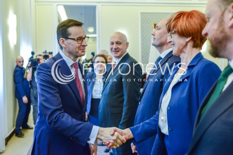  13.03.2018 WARSZAWA<br />POSIEDZENIE RADY MINISTROW<br />N/Z MATEUSZ MORAWIECKI JOACHIM BRUDZINSKI ELZBIETA RAFALSKA<br /> 