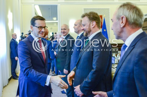  13.03.2018 WARSZAWA<br />POSIEDZENIE RADY MINISTROW<br />N/Z MATEUSZ MORAWIECKI JOACHIM BRUDZINSKI LUKASZ SZUMOWSKI<br /> 
