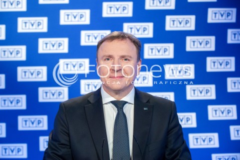  13.03.2018 WARSZAWA<br />BRIEFING PRASOWY PREZESA TVP<br />N/Z JACEK KURSKI<br /> 