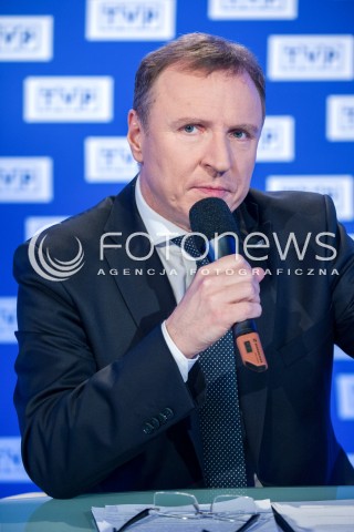  13.03.2018 WARSZAWA<br />BRIEFING PRASOWY PREZESA TVP<br />N/Z JACEK KURSKI<br /> 