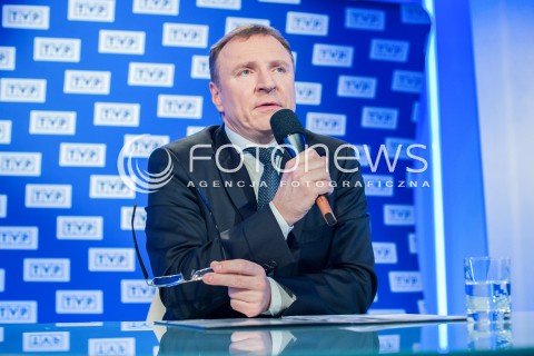  13.03.2018 WARSZAWA<br />BRIEFING PRASOWY PREZESA TVP<br />N/Z JACEK KURSKI<br /> 