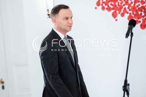  13.03.2018 WARSZAWA PALAC PREZYDENCKI<br />KONFERENCJA WSPOLNIE O KONSTYTUCJI WSPOLNIE O POLITYCE SPOLECZNEJ<br />N/Z PREZYDENT RP ANDRZEJ DUDA<br /> 