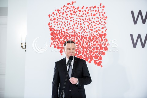  13.03.2018 WARSZAWA PALAC PREZYDENCKI<br />KONFERENCJA WSPOLNIE O KONSTYTUCJI WSPOLNIE O POLITYCE SPOLECZNEJ<br />N/Z PREZYDENT RP ANDRZEJ DUDA<br /> 