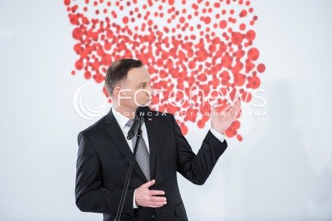  13.03.2018 WARSZAWA PALAC PREZYDENCKI<br />KONFERENCJA WSPOLNIE O KONSTYTUCJI WSPOLNIE O POLITYCE SPOLECZNEJ<br />N/Z PREZYDENT RP ANDRZEJ DUDA<br /> 