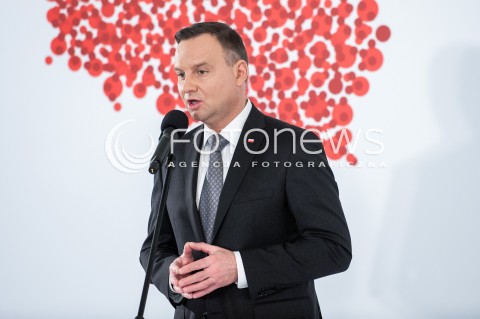  13.03.2018 WARSZAWA PALAC PREZYDENCKI<br />KONFERENCJA WSPOLNIE O KONSTYTUCJI WSPOLNIE O POLITYCE SPOLECZNEJ<br />N/Z PREZYDENT RP ANDRZEJ DUDA<br /> 