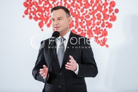  13.03.2018 WARSZAWA PALAC PREZYDENCKI<br />KONFERENCJA WSPOLNIE O KONSTYTUCJI WSPOLNIE O POLITYCE SPOLECZNEJ<br />N/Z PREZYDENT RP ANDRZEJ DUDA<br /> 