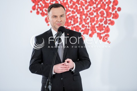  13.03.2018 WARSZAWA PALAC PREZYDENCKI<br />KONFERENCJA WSPOLNIE O KONSTYTUCJI WSPOLNIE O POLITYCE SPOLECZNEJ<br />N/Z PREZYDENT RP ANDRZEJ DUDA<br /> 