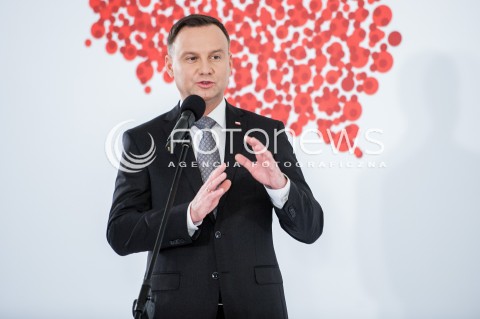  13.03.2018 WARSZAWA PALAC PREZYDENCKI<br />KONFERENCJA WSPOLNIE O KONSTYTUCJI WSPOLNIE O POLITYCE SPOLECZNEJ<br />N/Z PREZYDENT RP ANDRZEJ DUDA<br /> 