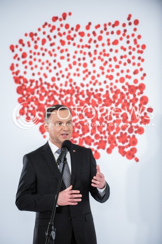  13.03.2018 WARSZAWA PALAC PREZYDENCKI<br />KONFERENCJA WSPOLNIE O KONSTYTUCJI WSPOLNIE O POLITYCE SPOLECZNEJ<br />N/Z PREZYDENT RP ANDRZEJ DUDA<br /> 