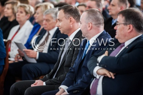  13.03.2018 WARSZAWA PALAC PREZYDENCKI<br />KONFERENCJA WSPOLNIE O KONSTYTUCJI WSPOLNIE O POLITYCE SPOLECZNEJ<br />N/Z PREZYDENT RP ANDRZEJ DUDA<br /> 