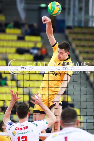  14.03.2018 LODZ POLAND<br />
SIATKOWKA LIGA MISTRZOW MEN CEV VOLLEYBALL CHAMPIONS LEAGUE 2017/2018 MATCH<br />
PGE SKRA BELCHATOW - CUCINE LUBE CIVITANOVA<br />
N/Z SRECKO LISINIAC<br />
 