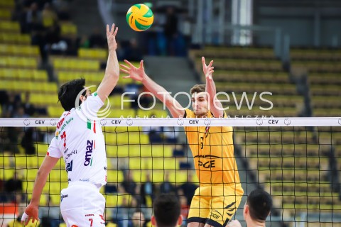  14.03.2018 LODZ POLAND<br />
SIATKOWKA LIGA MISTRZOW MEN CEV VOLLEYBALL CHAMPIONS LEAGUE 2017/2018 MATCH<br />
PGE SKRA BELCHATOW - CUCINE LUBE CIVITANOVA<br />
N/Z KAROL KLOS<br />
 