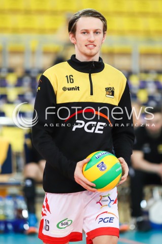  14.03.2018 LODZ POLAND<br />
SIATKOWKA LIGA MISTRZOW MEN CEV VOLLEYBALL CHAMPIONS LEAGUE 2017/2018 MATCH<br />
PGE SKRA BELCHATOW - CUCINE LUBE CIVITANOVA<br />
N/Z KACPER PIECHOCKI SYLWETKA<br />
 
