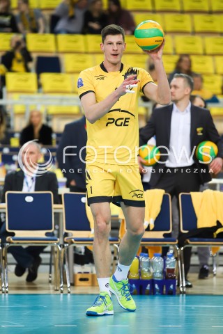  14.03.2018 LODZ POLAND<br />
SIATKOWKA LIGA MISTRZOW MEN CEV VOLLEYBALL CHAMPIONS LEAGUE 2017/2018 MATCH<br />
PGE SKRA BELCHATOW - CUCINE LUBE CIVITANOVA<br />
N/Z SRECKO LISINIAC SYLWETKA<br />
 