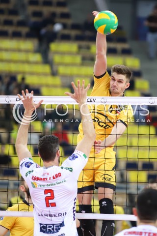  14.03.2018 LODZ POLAND<br />
SIATKOWKA LIGA MISTRZOW MEN CEV VOLLEYBALL CHAMPIONS LEAGUE 2017/2018 MATCH<br />
PGE SKRA BELCHATOW - CUCINE LUBE CIVITANOVA<br />
N/Z KAROL KLOS<br />
 