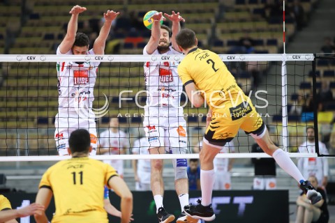  14.03.2018 LODZ POLAND<br />
SIATKOWKA LIGA MISTRZOW MEN CEV VOLLEYBALL CHAMPIONS LEAGUE 2017/2018 MATCH<br />
PGE SKRA BELCHATOW - CUCINE LUBE CIVITANOVA<br />
N/Z <br />
 