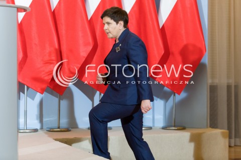  14.03.2018 WARSZAWA<br />KONFERENCJA PRASOWA WICEPREZES RADY MINISTROW BEATY SZYDLO<br />N/Z WICEPREZES RADY MINISTROW BEATA SZYDLO<br /> 