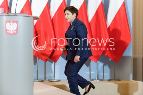  14.03.2018 WARSZAWA<br />KONFERENCJA PRASOWA WICEPREZES RADY MINISTROW BEATY SZYDLO<br />N/Z WICEPREZES RADY MINISTROW BEATA SZYDLO<br /> 